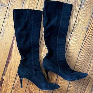 Elegant Black Knee-High Women's Boots